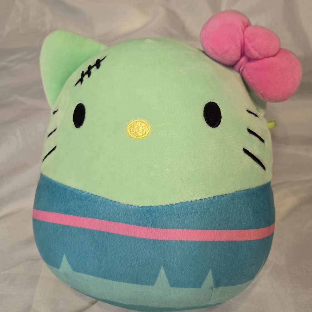 Hello‎ Kitty Frankenstein Sanrio Halloween Plush New Squishmallow